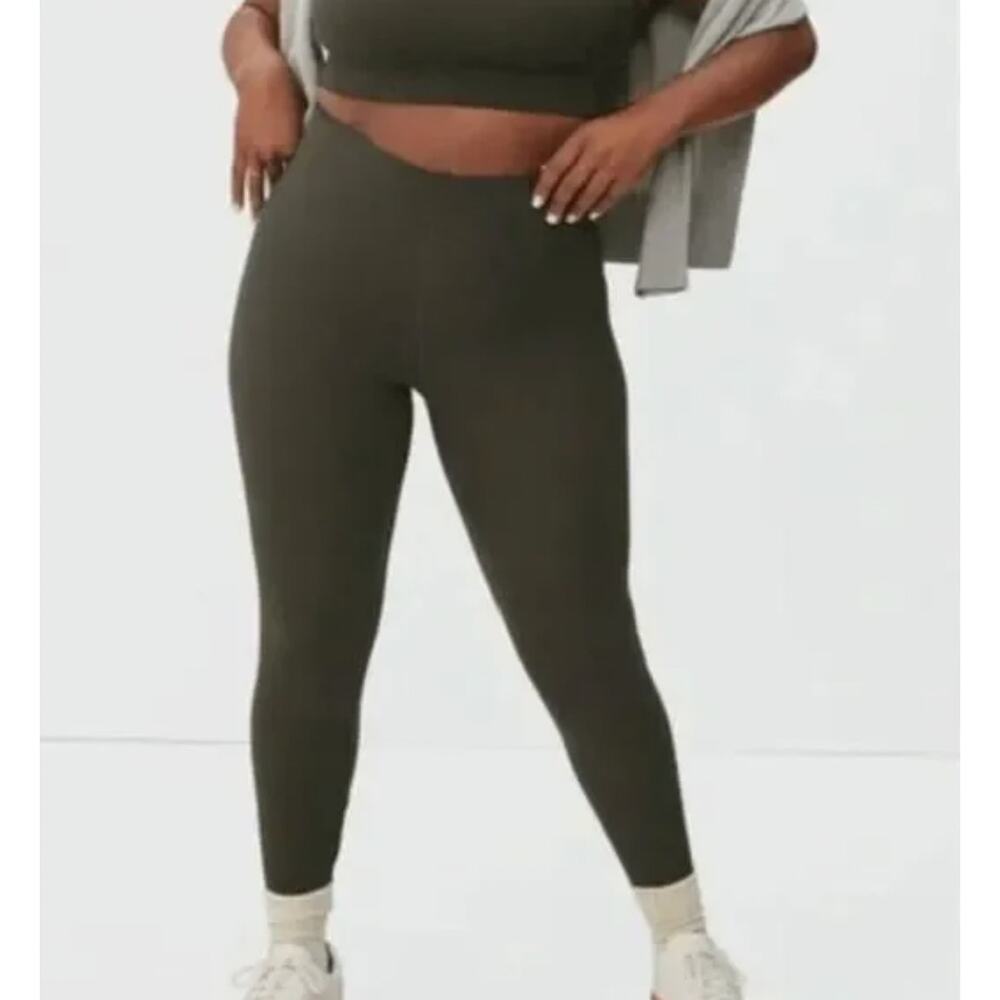 Everlane The Perform Leggings Womens XS‎ Green Athletic Gym Workout NEW